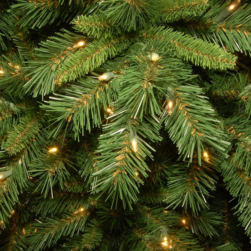 10 ft. Pre-lit Tiffany Fir Slim Artificial Christmas Tree, Clear Lights