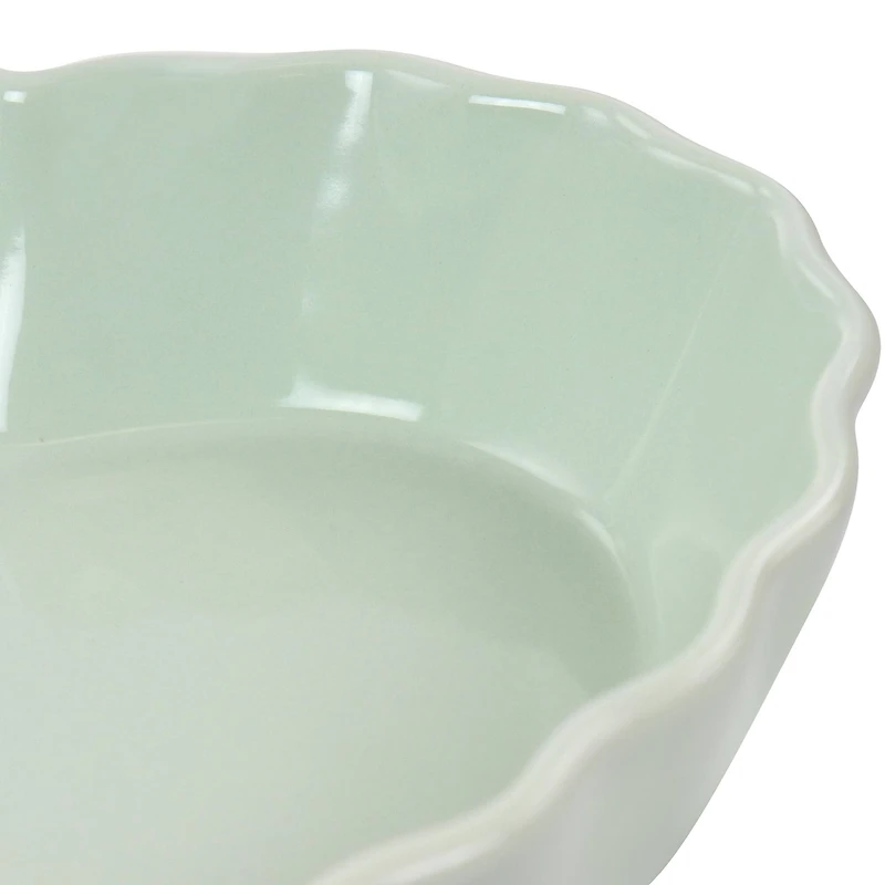 Martha Stewart 11'' Mint Heart Shaped Stoneware Cake Pan