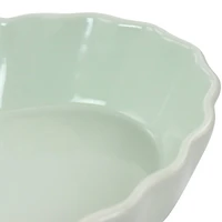Martha Stewart 11'' Mint Heart Shaped Stoneware Cake Pan