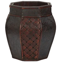 Wood & Weave Panel Decorative Planters, 2ct.