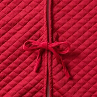 Glitzhome® Deluxe Velvet Ruffled Christmas Tree Skirt