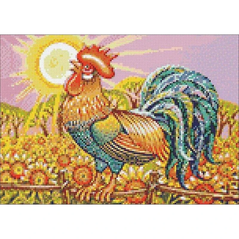 Wizardi Rooster Diamond Painting Kit