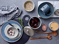 Hello Honey® 19" Black Acacia Wood Tray/Cutting Board