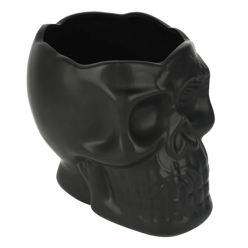 8" Skull Ceramic Decorative Container by Ashland®