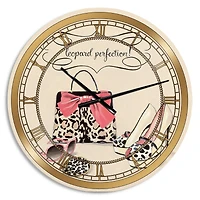 Designart Glam Fashion Handbags II Wall Clock