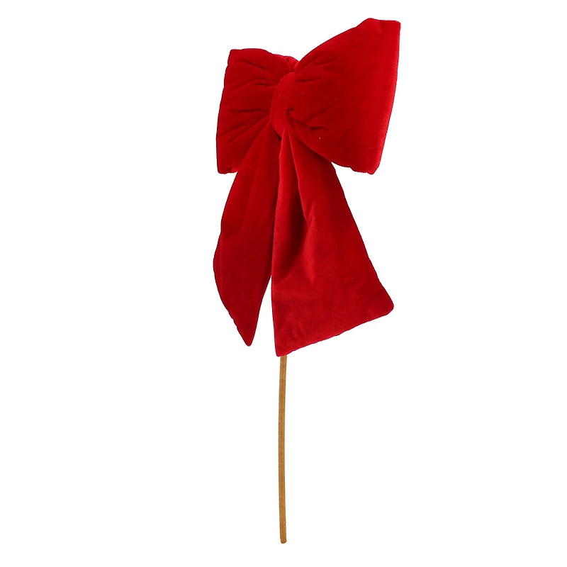 28" Red Velvet Bow Stem by Ashland®