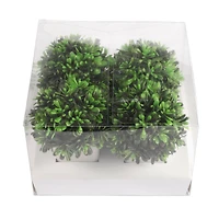 3.75" Premade Green Boxwood Topiaries in Plastic Pots, 4ct. by Ashland®