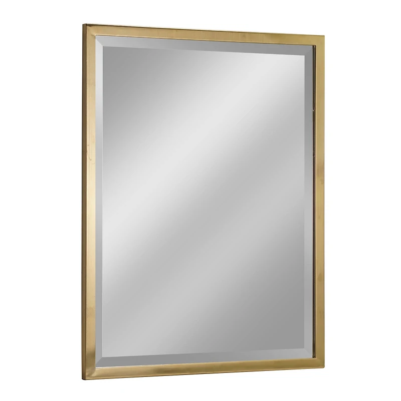 Head West Classic Gold Metal Framed Wall Mirror - 30" x 24"