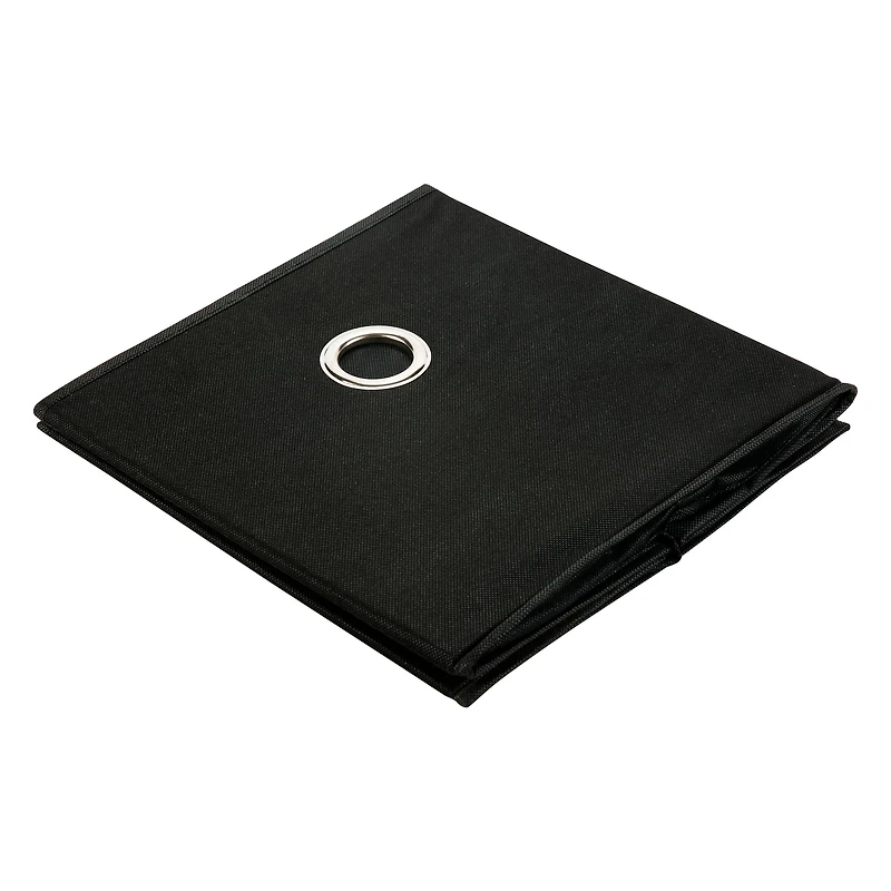 Organize It All 12" Black Storage Cubes, 2ct.