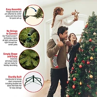 6.5 ft. Pre-Lit PowerConnect™ Dunhill® Fir Full Artificial Christmas Tree, Clear Lights
