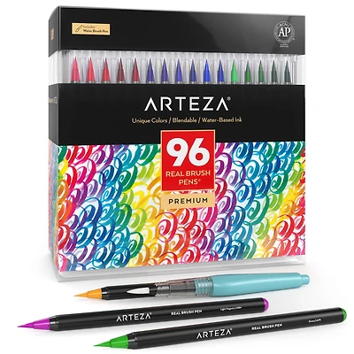 Arteza® 96 Real Brush Pens® Set