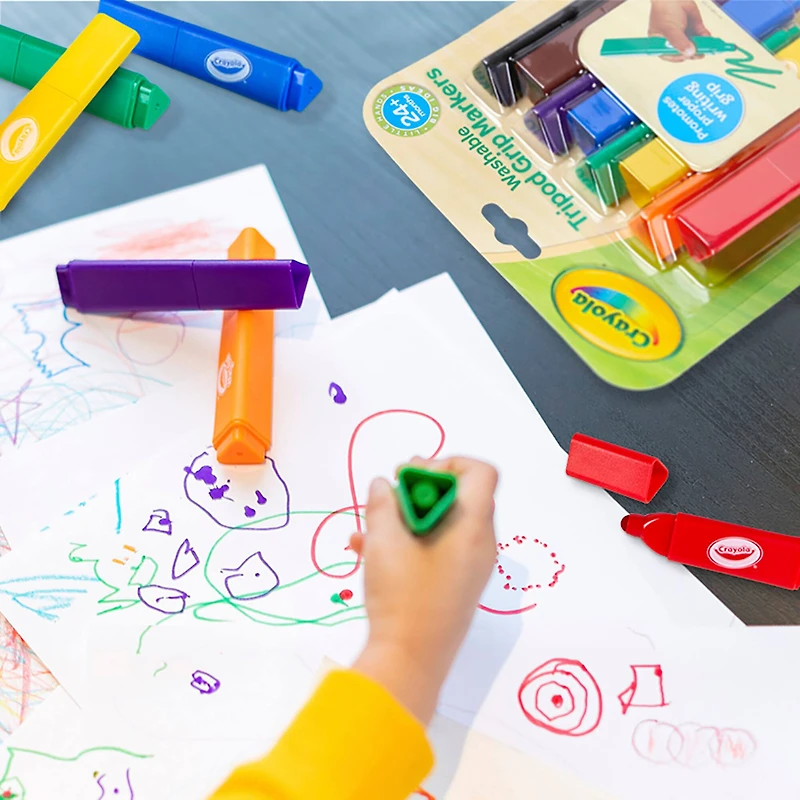 Crayola® Washable Tripod Grip Markers