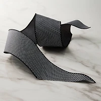 2.5" x 3yd. Taffeta Wired Polka Dot Ribbon by Celebrate It™ Classic