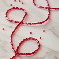 Red Faceted Glass Cube Beads, 2mm by Bead Landing™