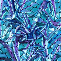 Cosplay by Yaya Han Oil Slick Mermaid Scales All Way Stretch Jersey Fabric