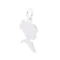 Silver Plated Girl Charm by Bead Landing™