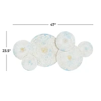 47" White Wood Farmhouse Wall Décor