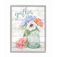 Stupell Industries Gather Love Gray Framed Wall Art