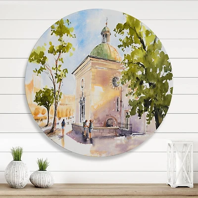 Designart - Rustic Church In The Village