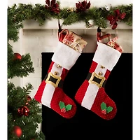 DII® Santa's Holiday Stocking Set