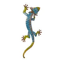 Green Metal Eclectic Wall Decor, 28" x 5"