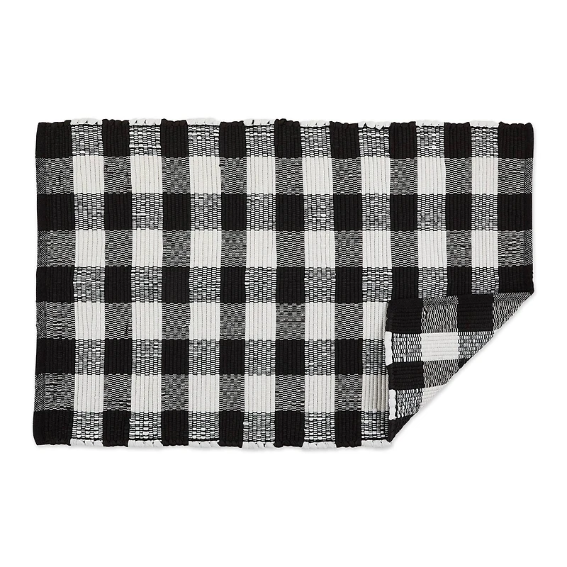 DII® Buffalo Check Rag Rug