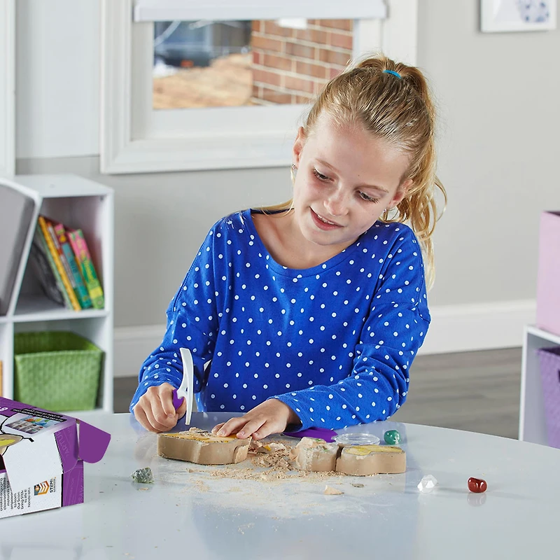 hand2mind® World of Gemstones Dig Kit