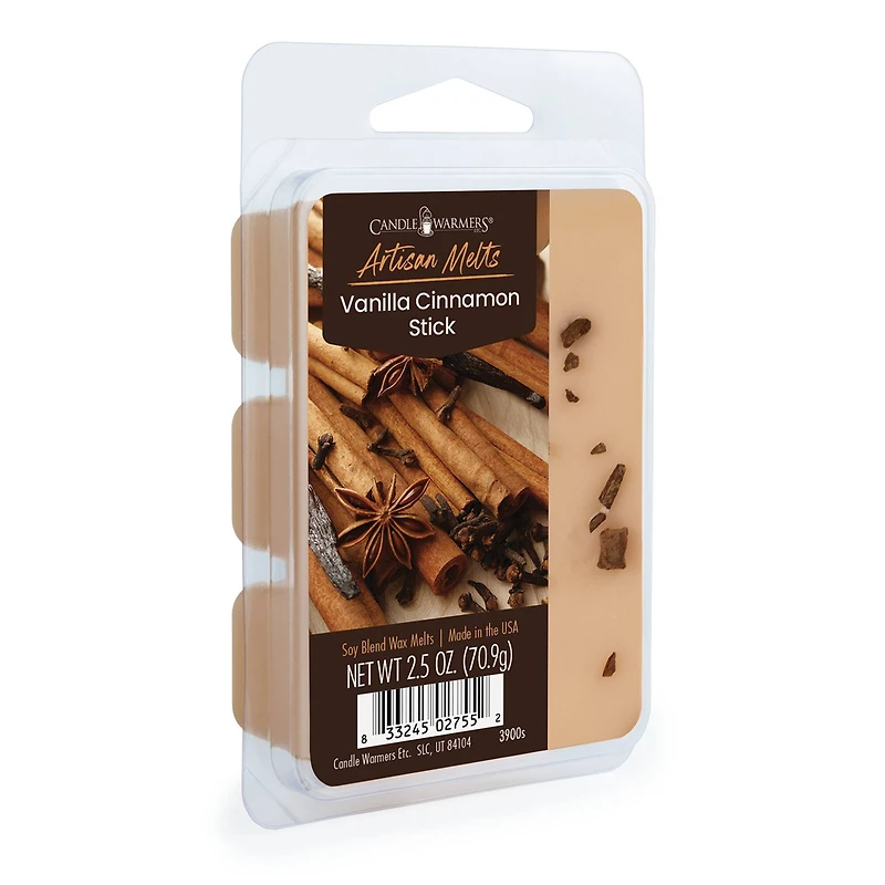 Candle Warmers Etc.® Vanilla Cinnamon Stick Artisan Wax Melts