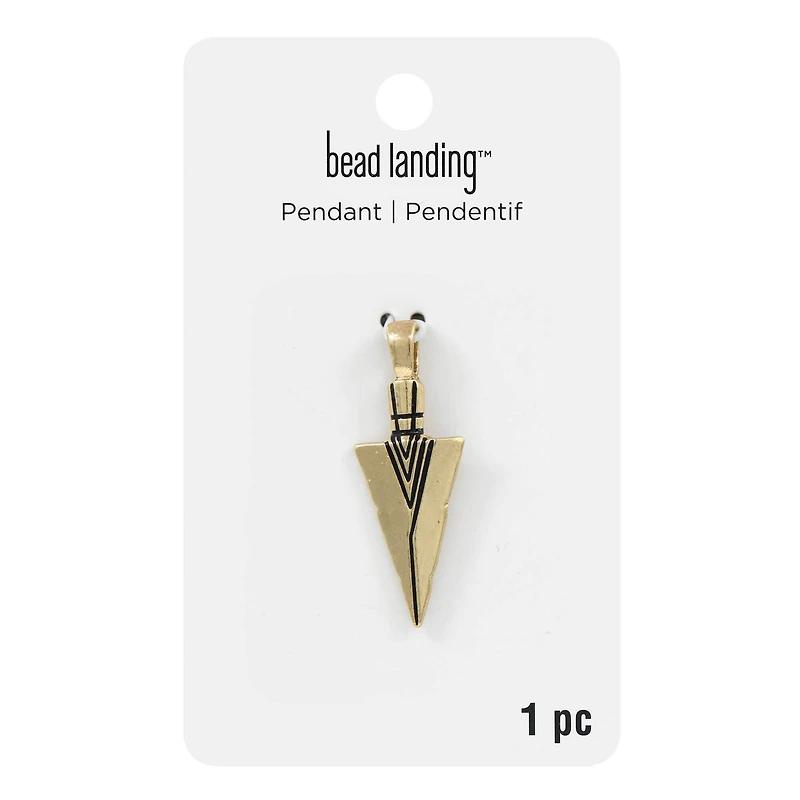 Gold Arrow Pendant by Bead Landing™