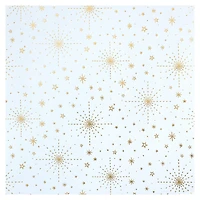 White & Gold Star Cardstock Paper by Recollections™, 12" x 12"