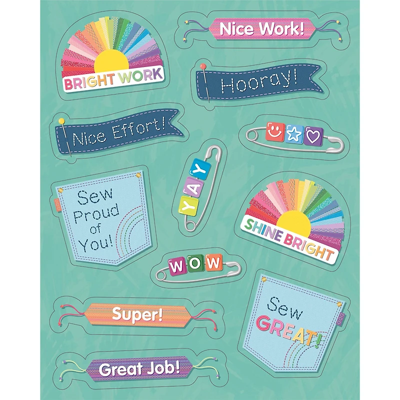 Carson Dellosa® Education Crafty and Cool Motivators Motivational Stickers, 12 Packs of 864