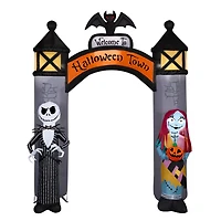 8.5ft. Airblown® Inflatable Nightmare Before Christmas Welcome to Halloween Town Archway