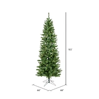 9.5ft. Pre-Lit Salem Pine Artificial Christmas Tree, Warm White Dura-Lit® LED Lights