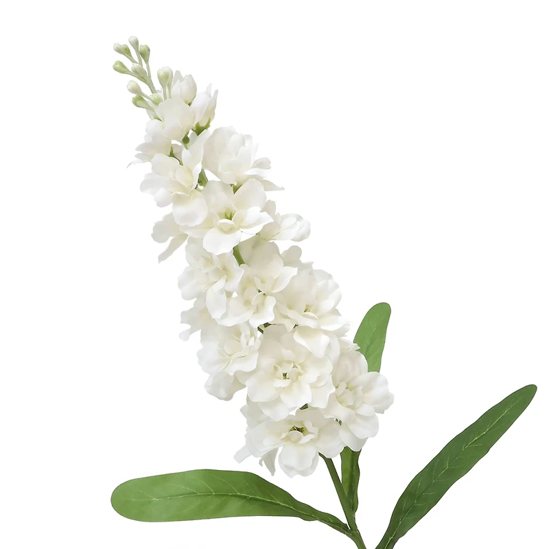 28" Cream Delphinium Stem by Ashland®