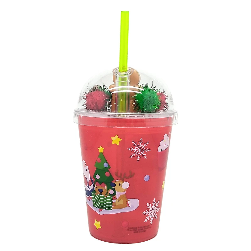 Gingerbread & Santa Light-Up Dome Tumbler by Creatology™