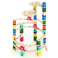 Hape Quadrilla Wooden The Cyclone Marble Run Construction Set