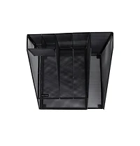 Mind Reader Black 8 Compartment Desktop Document Letter Tray
