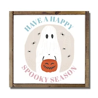 Have a Happy Spooky Season Framed Wood Plaque