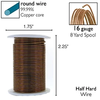 The Beadsmith® Wire™ Elements Gauge Tarnish-Resistant Wire