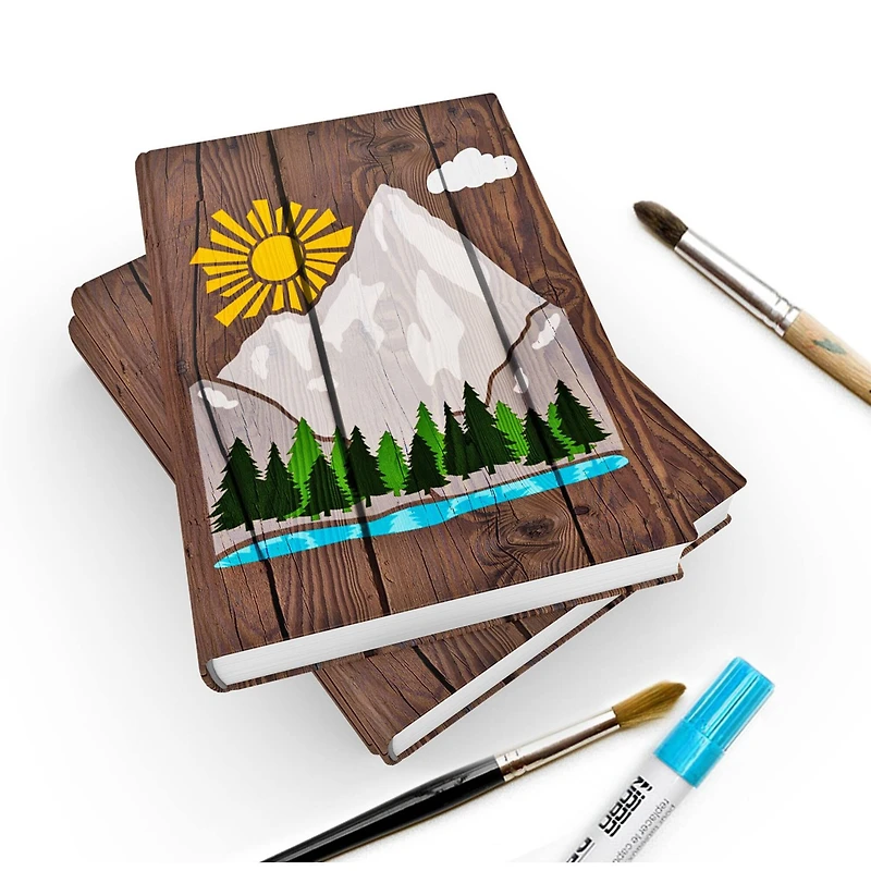 PA Essentials 6'' x 6'' Mountain Scene Layer Pack Stencil Set, 3ct.