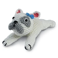 Intermediate Bulldog Amigurumi Crochet Kit by Loops & Threads®