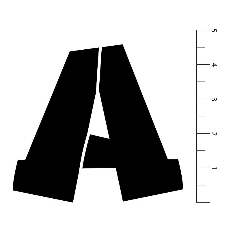 4.5" Comic Serif Alphabet Stencils by Craft Smart®