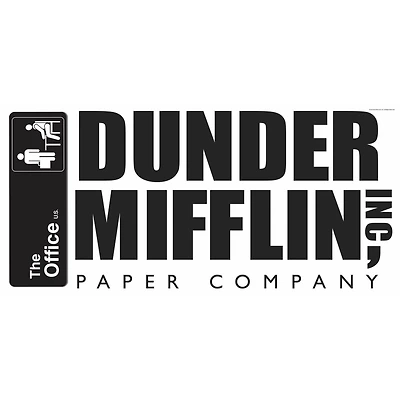 RoomMates The Office Dunder Mifflin Peel & Stick Giant Wall Decal