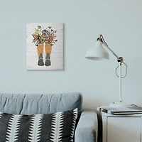 Stupell Industries Fall Foliage in Boots Canvas Wall Art