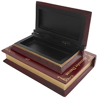 Red The Three Musketeers Storage Faux Book Box Set