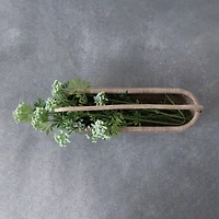 Hello Honey® Natural Hand-Woven Rattan Basket with Handle