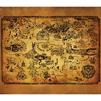 RoomMates Legends Of Zelda Map Tapestry