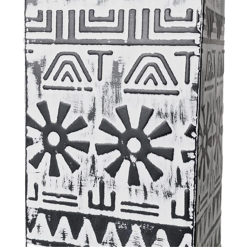 Glitzhome® Textured Metal Boho Vase Set