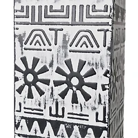 Glitzhome® Textured Metal Boho Vase Set