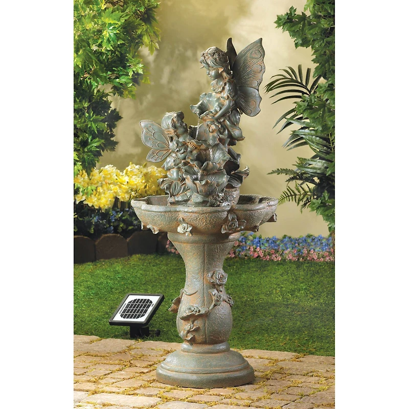 41.5" Fairy Solar Water Fountain